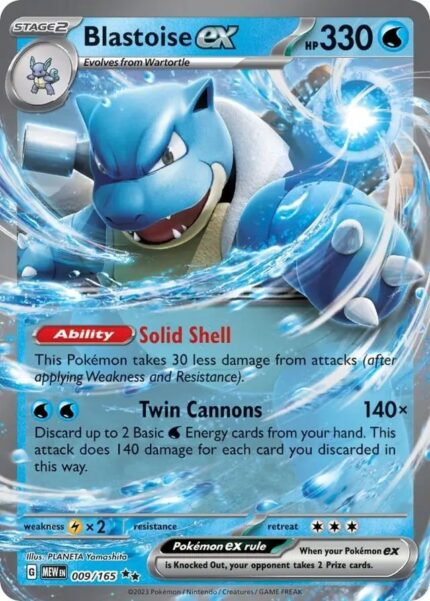 MEW #009 Blastoise ex RR - buy in Singapore | Cardian