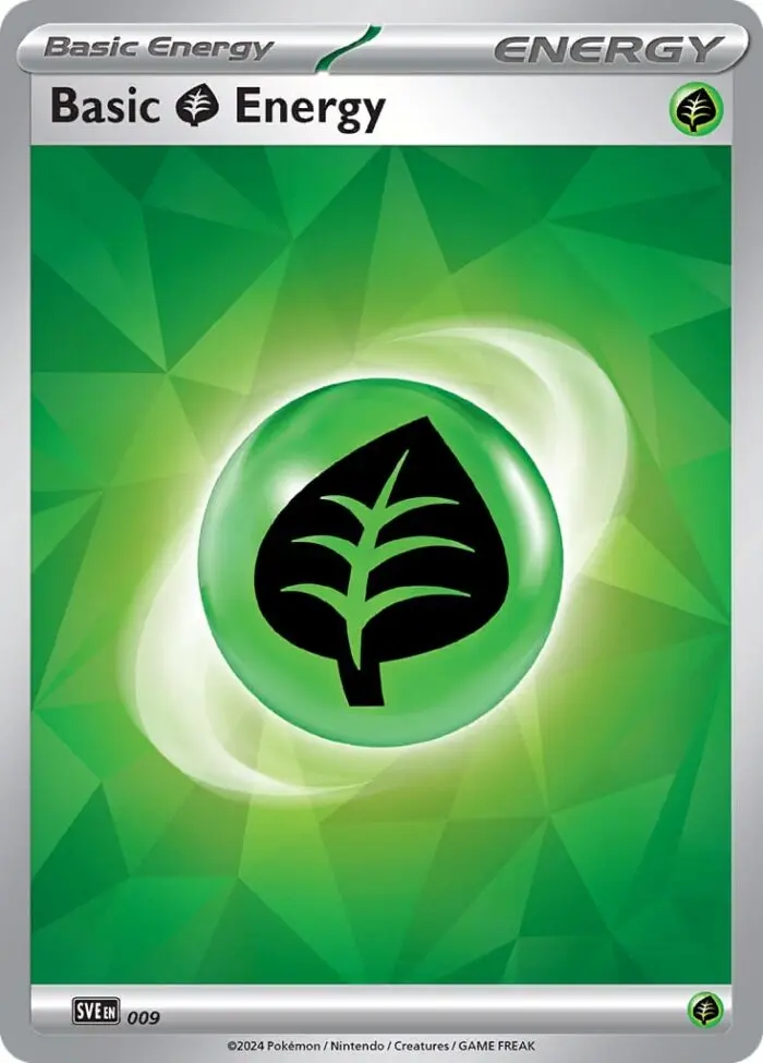 SVE #009 Grass Energy Reverse Holo - buy in Singapore | Cardian