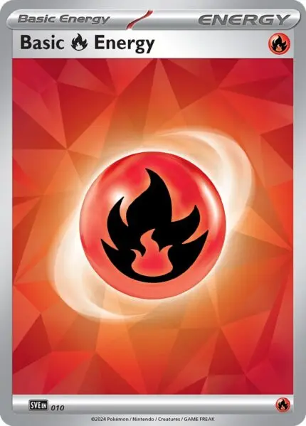 SVE #010 Fire Energy Reverse Holo - buy in Singapore | Cardian