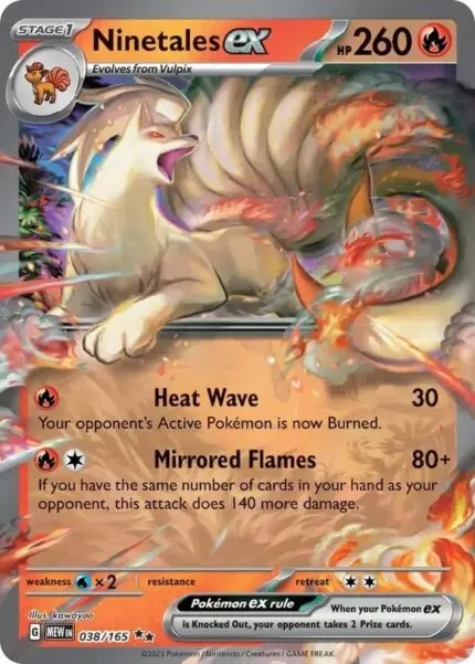 MEW #038 Ninetales ex RR - buy in Singapore | Cardian