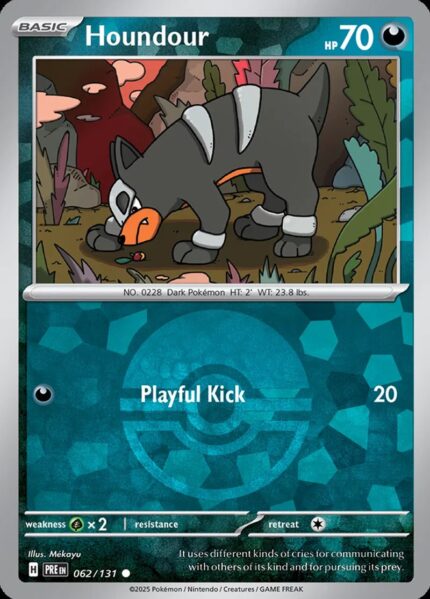 PRE #062 Houndour Poke Ball - buy in Singapore | Cardian