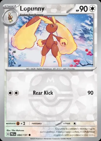 PRE #084 Lopunny Master Ball - buy in Singapore | Cardian
