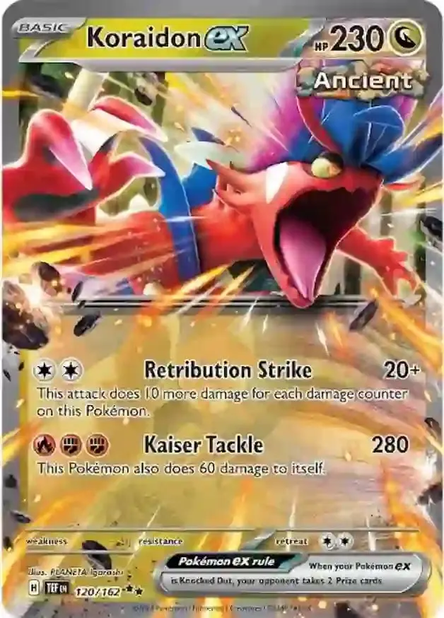 TEF #120 Koraidon ex RR - buy in Singapore | Cardian