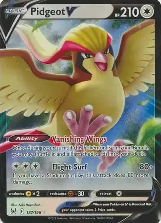 LOR #137 Pidgeot V RR - buy in Singapore | Cardian