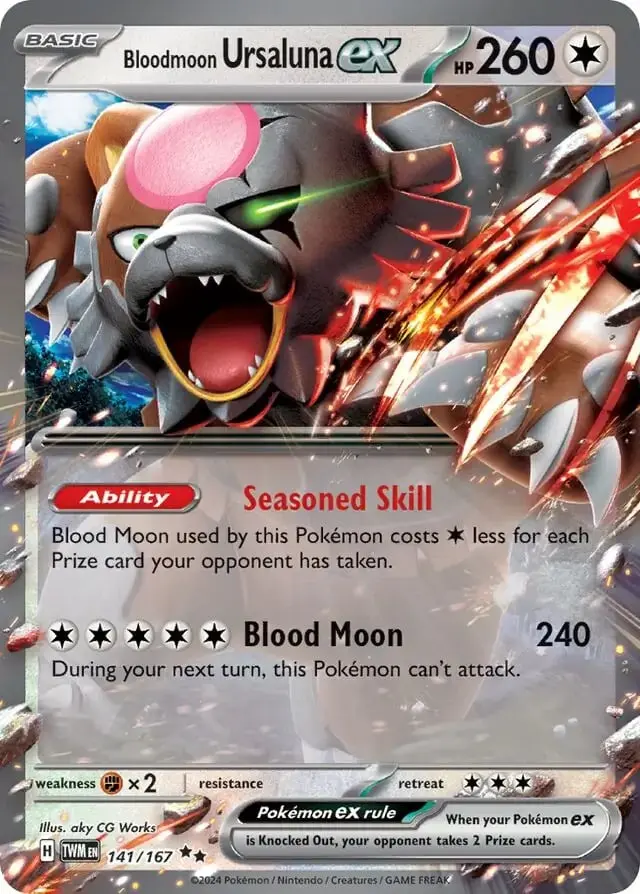 TWM #141 Bloodmoon Ursaluna ex RR - buy in Singapore | Cardian