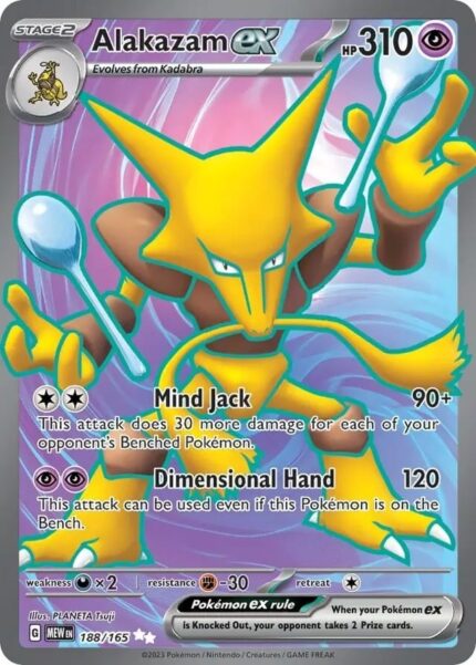 MEW #188 Alakazam ex UR - buy in Singapore | Cardian