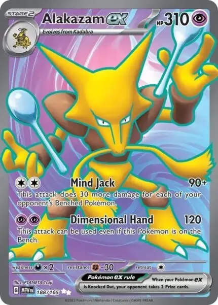 MEW #188 Alakazam ex UR - buy in Singapore | Cardian