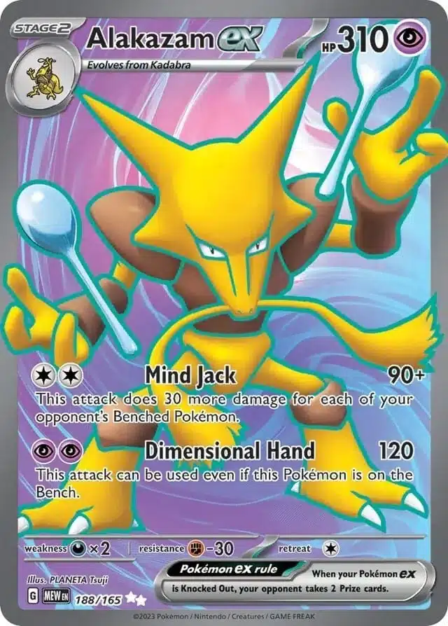 MEW #188 Alakazam ex UR - buy in Singapore | Cardian
