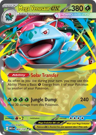 003 MEG #003 Mega Venusaur ex RR - buy in Singapore | Cardian