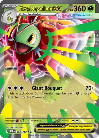 010 ASC #010 Mega Meganium ex RR - buy in Singapore | Cardian