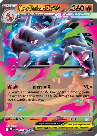 013 PFL #013 Mega Charizard X ex RR - buy in Singapore | Cardian
