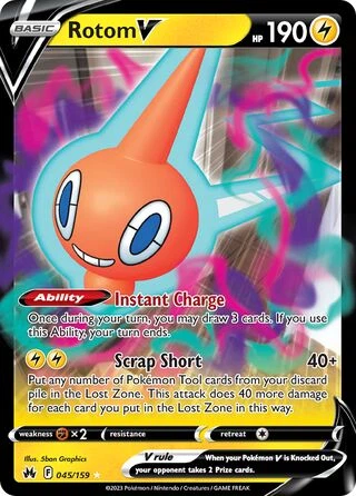 045 CRZ #045 Rotom V V - buy in Singapore | Cardian