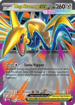 055 POR #055 Mega Skarmory ex RR - buy in Singapore | Cardian