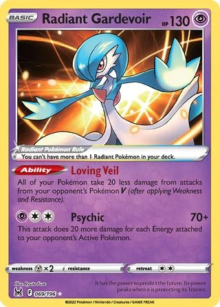 069 LOR #069 Radiant Gardevoir RAD - buy in Singapore | Cardian