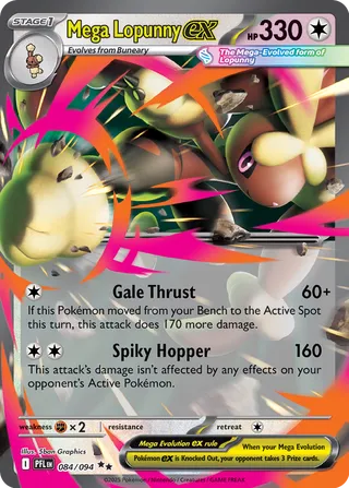 084 PFL #084 Mega Lopunny ex RR - buy in Singapore | Cardian