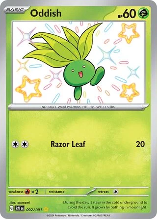092 PAF #092 Oddish S - buy in Singapore | Cardian