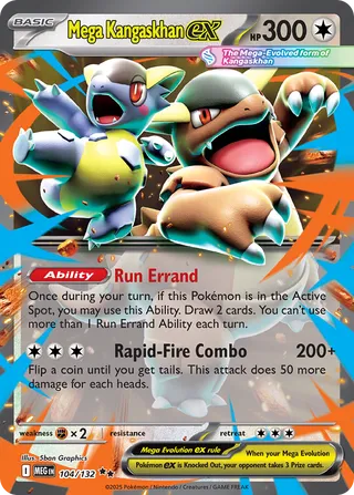 104 MEG #104 Mega Kangaskhan ex RR - buy in Singapore | Cardian