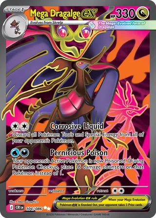 104 CRI #104 Mega Dragalge ex UR - buy in Singapore | Cardian