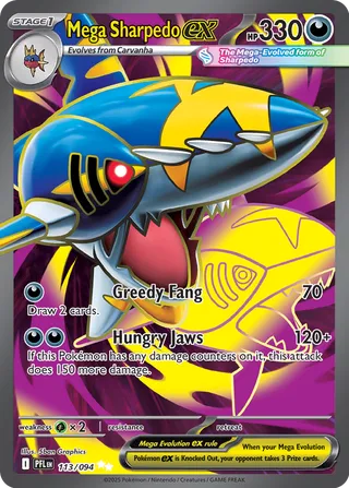 113 PFL #113 Mega Sharpedo ex UR - buy in Singapore | Cardian