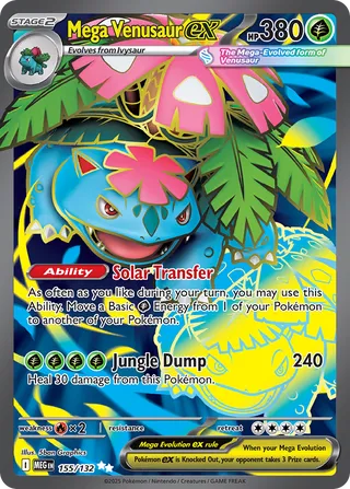 155 MEG #155 Mega Venusaur ex UR - buy in Singapore | Cardian