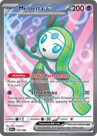159 BLK #159 Meloetta ex UR - buy in Singapore | Cardian