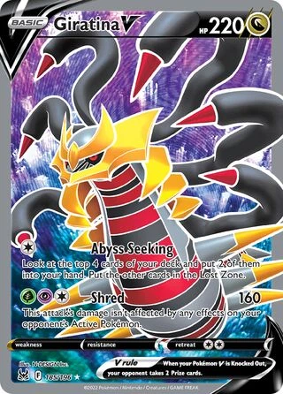 185 LOR #185 Giratina V FA - buy in Singapore | Cardian