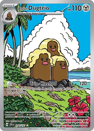 208 SSP #208 Alolan Dugtrio IR - buy in Singapore | Cardian