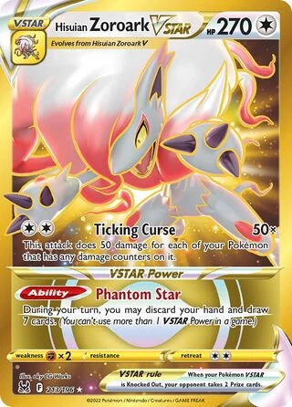 LOR #213 Hisuian Zoroark VSTAR UR - buy in Singapore | Cardian