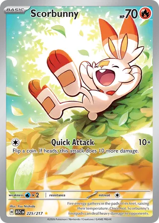 225 ASC #225 Scorbunny IR - buy in Singapore | Cardian