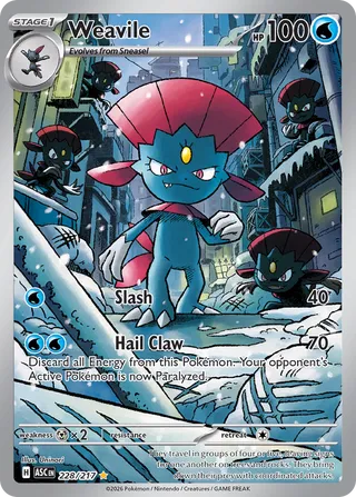 228 ASC #228 Weavile IR - buy in Singapore | Cardian