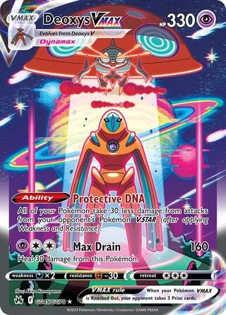 GG45 CRZ #GG45 Deoxys VMAX TG - buy in Singapore | Cardian