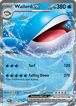016 PBL #016 Wailord ex RR - buy in Singapore | Cardian