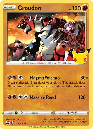 017 CEL #017 Groudon R - buy in Singapore | Cardian