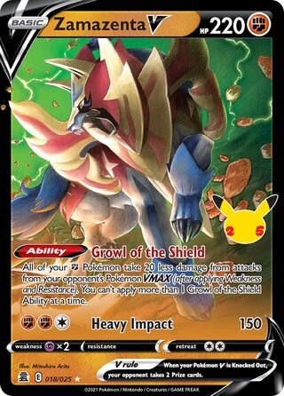 018 CEL #018 Zamazenta V R - buy in Singapore | Cardian