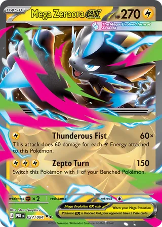 027 PBL #027 Mega Zeraora ex RR - buy in Singapore | Cardian