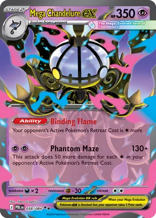 PBL #038 Mega Chandelure ex RR - buy in Singapore | Cardian