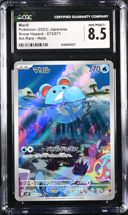 CAR6140845-017_OBV CGC 8.5 Marill AR SV2P #073 Snow Hazard - buy in Singapore | Cardian