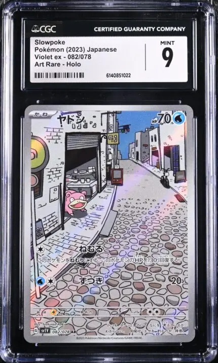 CAR6140851-022_OBV CGC 9 Slowpoke AR SV1V #082 Violet ex - buy in Singapore | Cardian