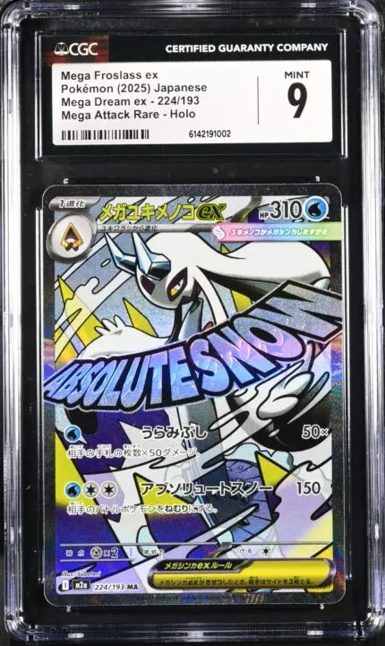 CAR6142191-002_OBV CGC 9 Mega Froslass ex MA M2A #224 Mega Dream ex - buy in Singapore | Cardian