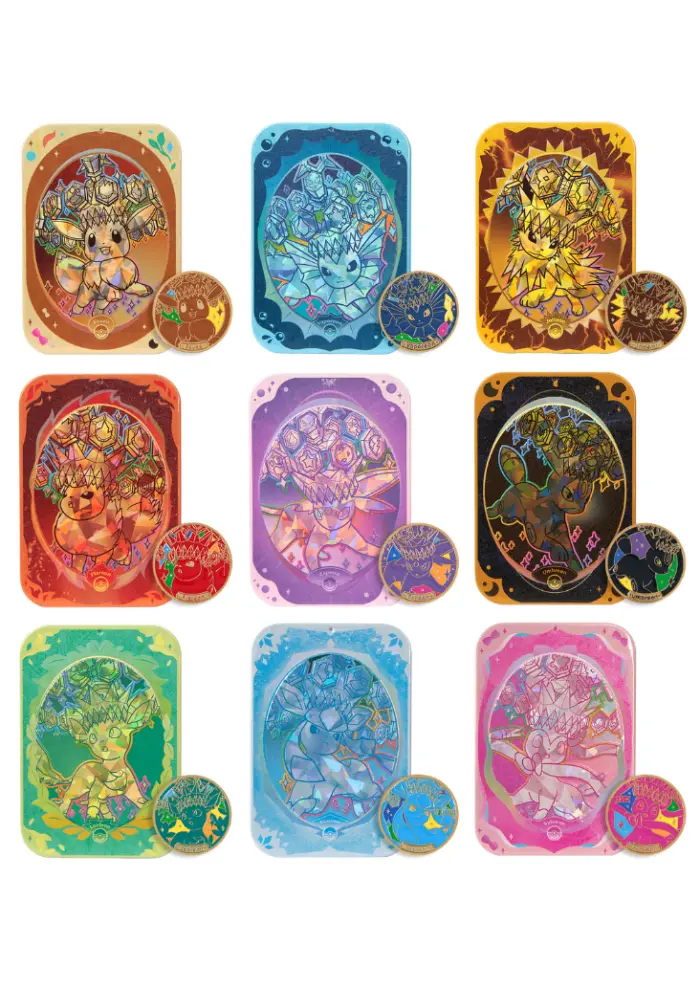 Eeveelution Tin + Magnet – SUPER HIDDEN Terastal [Pokémon] (2.5% Pull Rate) - buy in Singapore | Cardian