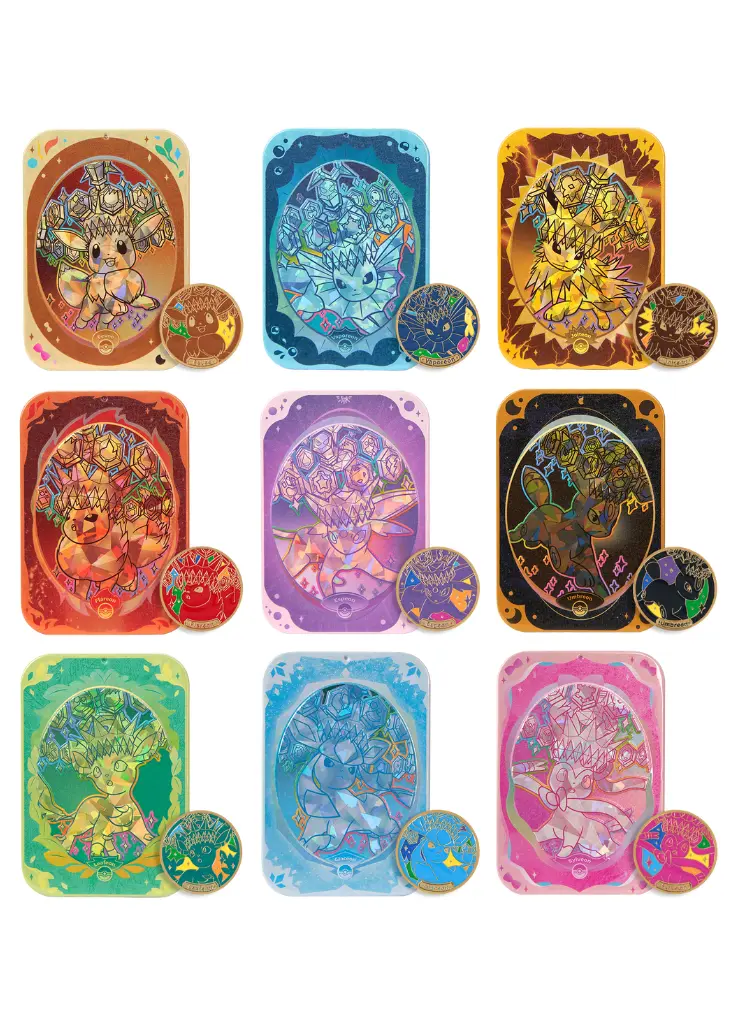 Eeveelution Tin + Magnet – SUPER HIDDEN Terastal [Pokémon] (2.5% Pull Rate) - buy in Singapore | Cardian