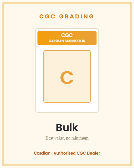 CGC Grading Bulk CGC Grading Bulk - Cardian authorized CGC dealer Singapore