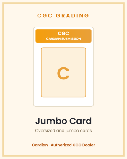 CGC Jumbo Card CGC Jumbo Card - Cardian authorized CGC dealer Singapore
