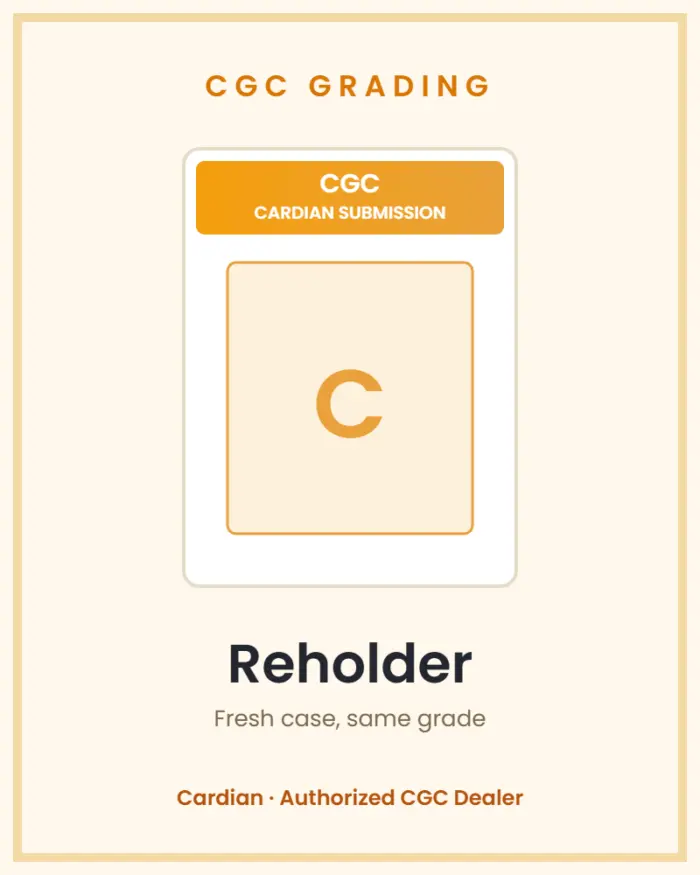 CGC Reholder CGC Reholder - Cardian authorized CGC dealer Singapore
