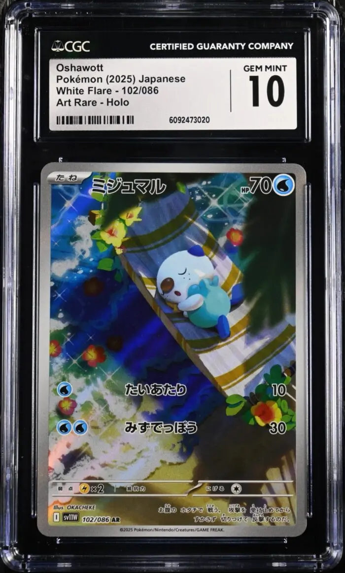 CGC 10 Oshawott SV11W 102 - buy in Singapore | Cardian