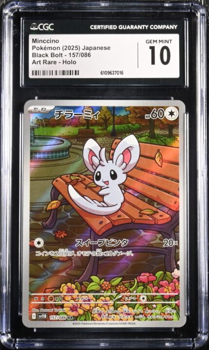 CAR6109637-016_OBV CGC 10 Minccino Sv11B 157 - buy in Singapore | Cardian