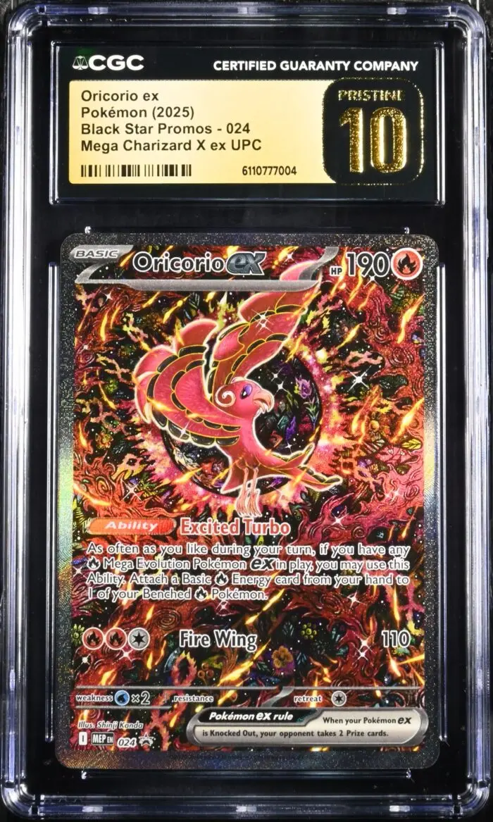 CAR6110777-004_OBV CGC Pristine 10 Oricorio Ex Mega Charizard UPC English - buy in Singapore | Cardian