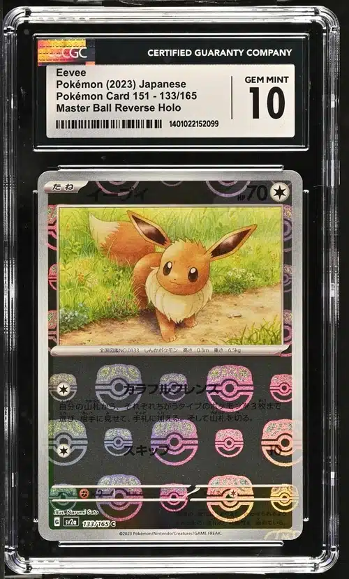 CGC 10 Eevee MB SV2A #133 Pokemon 151 - buy in Singapore | Cardian