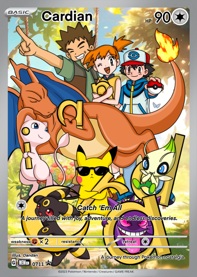 Cardian 2023 promo card - Catch Em All